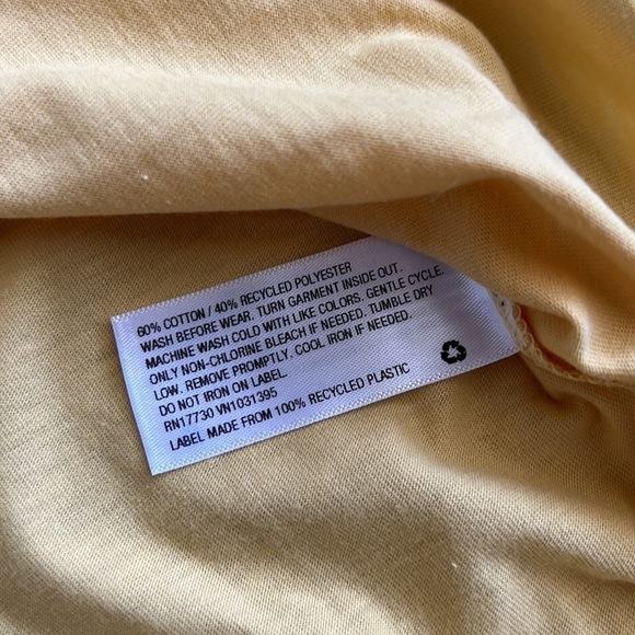 Cat & Jack Yellow TShirt Size XL 14/16 - Picture 3 of 4